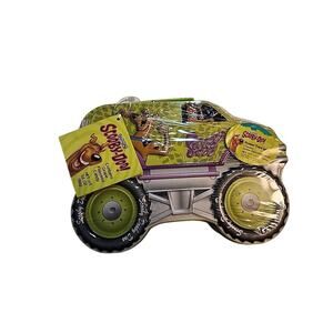 Scooby-Doo Monster Truck Lunch Box Tin Metal 2001 Collectible Container